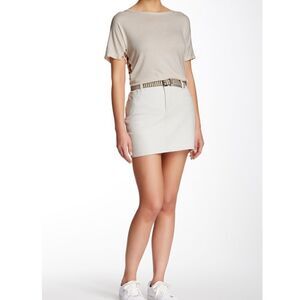 IRO Wirt Genuine Leather Skirt Size 38